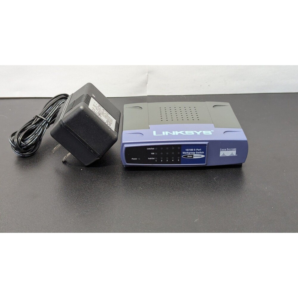 Linksys EtherFast 10/100 5-Port Workgroup Switch EZXS55W